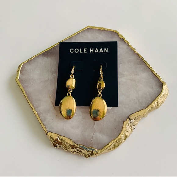NWT Cole Haan River Rocks Crystal Drop Earrings - Picture 1 of 5